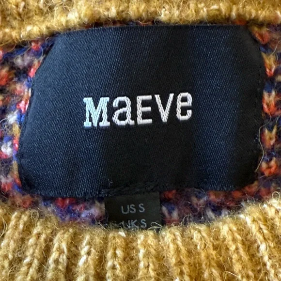 Maeve Plaid Boxy Sleeveless Sweater Vest Womens S Preppy School Girl Academia - Picture 3 of 7